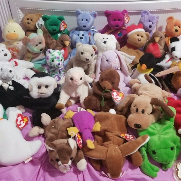Lot of 43 TY Beanie Babies – Vintage 1990s Collection Rare Retired Plush Toys - Picture 9 of 14